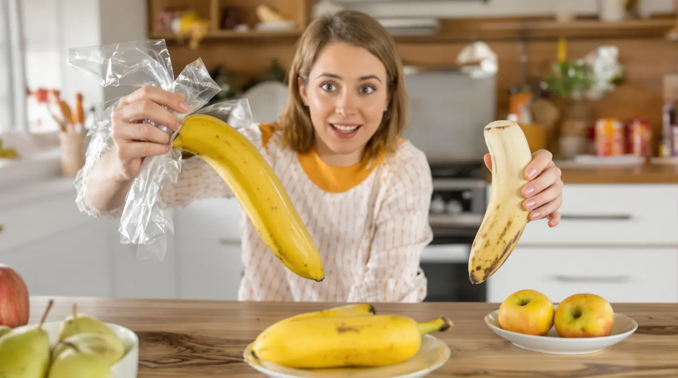 « Elles ne noircissent plus » : mon astuce toute simple pour garder vos bananes bien fraîches très longtemps « Elles ne noircissent plus » : mon astuce toute simple pour garder vos bananes bien fraîches très longtemps