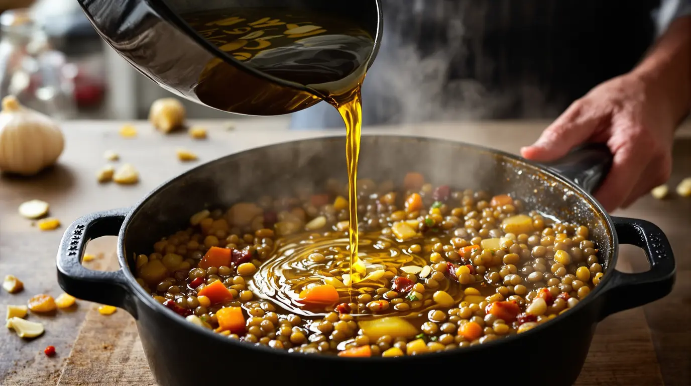 Les cuisiniers basques sont unanimes : « Le secret des lentilles parfaites, c’est de les faire revenir dans... » Les cuisiniers basques sont unanimes : « Le secret des lentilles parfaites, c’est de les faire revenir dans... »