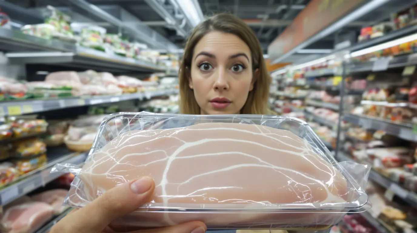 Poulet : la vérité sur les lignes blanches que les gens découvrent enfin en faisant leurs courses Poulet : la vérité sur les lignes blanches que les gens découvrent enfin en faisant leurs courses
